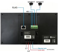 Panneau de commande intelligent pour maison connectée JBHKJ ZNJJ7C Tuya, écran tactile en plastique de 8 pouces 1280*800, Android 11, amplificateur audio 2*30W, Zigbee 3.0, application hôtelière