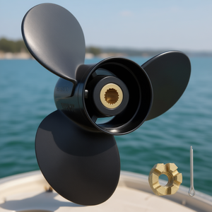 Hélice Volvo Penta à 3 pales 14 1/2 X 19 en aluminium, remplacement pour modèles SX Drive, 19 dents - Product Image 2