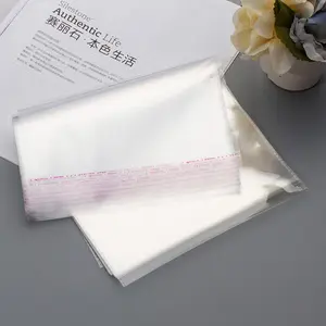 Wholesale Super Cheap Universal Transparent OPP Multi size Packaging Self Adhesive Sealing Pocket with Customized Logo