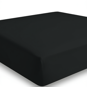 Sábana Ajustable 100% Algodón Negra Francesa Individual 90x190cm - Product Image 3