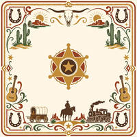 Tapis de jeu de mahjong carré vintage, texture crème nacrée, bordure ornée de pierres précieuses couronne royale