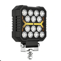 Luz de Trabajo LED de Doble Color de 1400LM, Popular para Remolques y Camionetas de Servicio, Resistente al Agua IP69K, 9-36V, Lámpara de Conducción LED de Aluminio Duradero