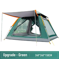 Équipement de randonnée Tente de camping pour 4 personnes Tente familiale imperméable Articles de camping en plein air Tente de camping familiale pour 4 personnes