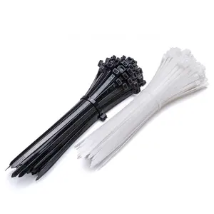 FSCAT Cable Tie Nylon 66 2.5*80mm Self-locking 100 Pcs Black Nylon Plastic Cable Tie Wrap UV Zip Ties