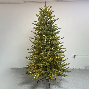 Árbol de Navidad Artificial de Polietileno Completo, Precio de Fábrica, Venta al por Mayor, 180CM 190CM 210CM 220CM, con Luces - Product Image 1