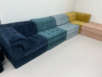 Canapé modulaire confortable de style arabe avec dossier réglable, idéal pour appartement