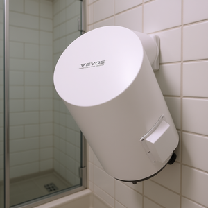 Chauffe-eau électrique instantané Vevoe 1600W, étanche IPX4, commande par bouton, affichage LED, montage mural, usage domestique - Product Image 2