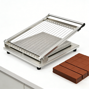 Machine à découper le chocolat et les gâteaux au fromage à double bras, manuelle, avec fil de coupe - Product Image 1