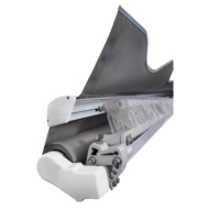 Auvent de balcon motorisé ou manuel rétractable, simple, avec bras pliable, pour protection solaire extérieure de terrasse