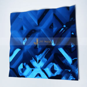 Tôle en acier inoxydable M190 JIS 304 0,5-0,8 mm 1219*3048 mm, finition décorative couleur n°4, épaisseur personnalisable JYFMETAL - Product Image 2