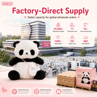 Peluche intelligente Beiens A1 AI LeLe Panda avec fonction de mémoire ChatGPT, assistant de croissance IA pour enfants, noir et marron, en polyester, cadeau