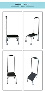 BQ601A tabouret de <span class=keywords><strong>pied</strong></span> en métal robuste <span class=keywords><strong>pour</strong></span> lits hauts, tabouret de <span class=keywords><strong>pied</strong></span> Portable <span class=keywords><strong>pour</strong></span> chaise de Commode <span class=keywords><strong>pour</strong></span> personnes âgées - Product Image 4