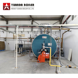 Nieuwe industriële horizontale vuurpijpketel van 10 TPH op aardgas/<span class=keywords><strong>HFO</strong></span> voor suikerfabrieken - Product Image 4