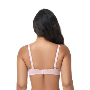 Conjunto de lencería de San Valentín de alta gama, sin costuras, convertible, con copa 3/4 y tanga, tallas 70B-90B, de spandex/poliéster, con aros y efecto push-up, talla grande. - Product Image 4