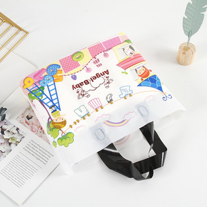 Borsa in HDPE con Fondo Quadrato e Manico Flexiloop, Riciclabile, Design Esclusivo per Artigiani e Regali Personalizzati - Product Image 4