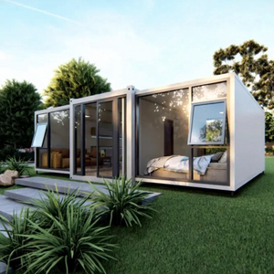 Résidences Familiales de <span class=keywords><strong>Luxe</strong></span> Personnalisées en Usine avec Doubles Ailes Pliables et Pièces Extensibles, Vente en Gros Supportée - Product Image 1