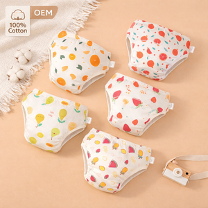 Culottes d'apprentissage de la propreté pour bébés, imperméables, lavables, en coton, pour l'apprentissage de la propreté - Product Image 1