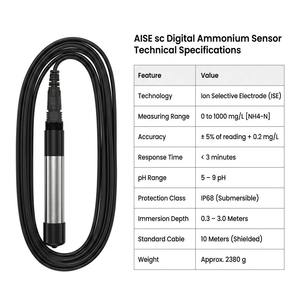 Sonda de Sensor de Amonio NH4 N Digital de Alta Precisión AISE sc, Tecnología CARTRICAL LXV440.99.10012, Tratamiento de Aguas Residuales, 5.0 9.0pH - Product Image 3