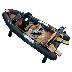 Hypalon Du Lịch Sợi thủy tinh hull Rib 580 thuyền <span class=keywords><strong>Inflatable</strong></span> thuyền với hai động cơ phía ngoài cho gia đình - Product Image 1