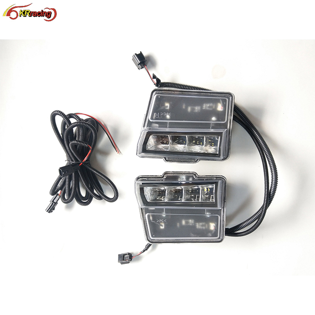 Front Bumper Car LED Light Daytime Running Light Daily Light for Nissan GTR R35 2017-2018