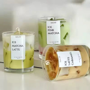 Bougie aromatique en cire de soja artisanale moderne, couleur personnalisable, pour Noël, anniversaires, décoration de la maison et des spas d'hôtel - Product Image 3