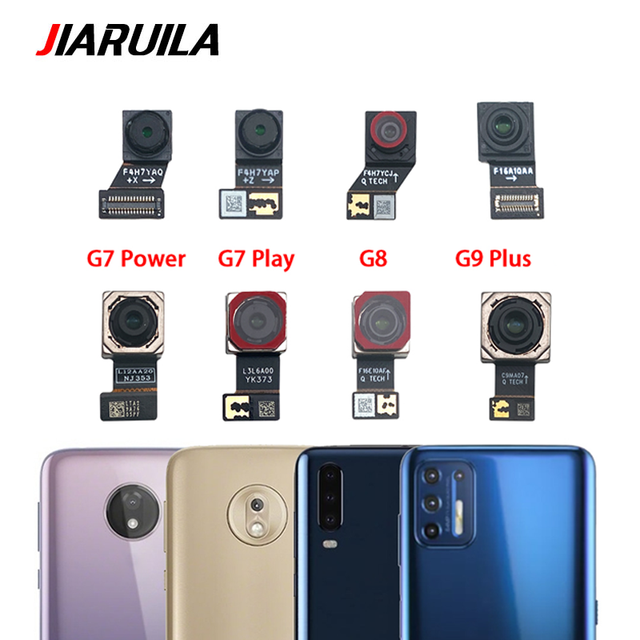 Original Back Camera Front Camera Flex for Moto G9 G8 G7 G6 Play Power Lite Plus G Stylus 2021 Rear Camera Spare Parts Wholesale
