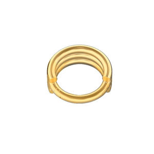 Anneau de nez en acier inoxydable à trois couches, géométrique, minimaliste, unisexe, bijoux de piercing corporel, cadeau - Product Image 2