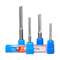Fraise à maïs allongée HUHAO 3.175 /4/6mm en carbure de tungstène, fraise à maïs en acier, fraises CNC 2074