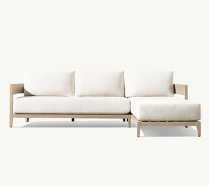 Sang Trọng Hiện Đại Bền Ngoài Trời Đặt Khách Sạn Biệt Thự Gỗ Tếch Đồ Nội Thất Rắn Gỗ Sân Hiên Không Thấm Nước Mat Bảng Sân Vườn <span class=keywords><strong>Sofa</strong></span> - Product Image 2