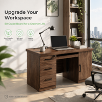 Vente directe d'usine, bureau de direction avec tiroirs de rangement, panneau de qualité E0, personnalisation et commandes en gros possibles