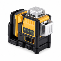 Niveau laser sans fil avec support magnétique, protection métallique, alimenté par batterie, pour la mise en plan de chantiers de construction