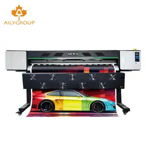 Custom 1.8 Meter Outdoor Kleine Polystyreen UV-Printer Met Xp600 Head Tyvek Eco Solvent Printer Indoor