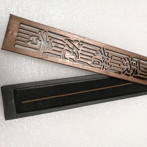 Porte-encens japonais sans bambou, brûleur d'encens aromatique en bois - Product Image 1