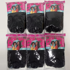 BELEZA <span class=keywords><strong>Extensions</strong></span> de cheveux en vrac 12 pouces, <span class=keywords><strong>naturelles</strong></span>, afro crépues, pour tresses, tresses bohèmes, <span class=keywords><strong>dreadlocks</strong></span>, locs, Spring Marley - Product Image 1
