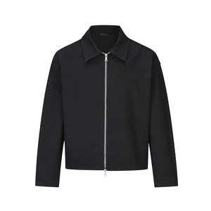 Veste en tricot H205 Hip Hop pour moto, unisexe, coupe ample, fermeture éclair courte, logo sur le devant - Product Image 1