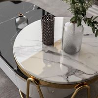 Table basse carrée convertible en acier de style minimaliste et luxueux italien, ensemble de tables basses modernes pour salon