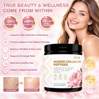 Poudre de peptides de collagène hydrolysé multi-sources (bovin, marin, poisson) Vital Proteins 350g en gros pour la blanchiment de la peau - Complément alimentaire OEM