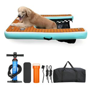 Rampa de Agua Inflable Grande para Perro, Escalera de Agua de Barco con Plataforma de Eva Antideslizante de Alta Estabilidad para <span class=keywords><strong>Perros</strong></span> Grandes - Product Image 3
