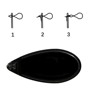 เข็มเกลียวนำด้วยตนเองสำหรับด้ายเย็บผ้าแผ่นอลูมิเนียมสีดำ - Product Image 6