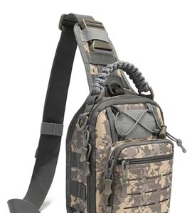 Bolsa de Mensajero Personalizada de Alta Calidad, con Cierre de Nylon, Impermeable, Resistente, Táctica, Deportiva, para el Pecho, para Campamento, para el Hombro - Product Image 3