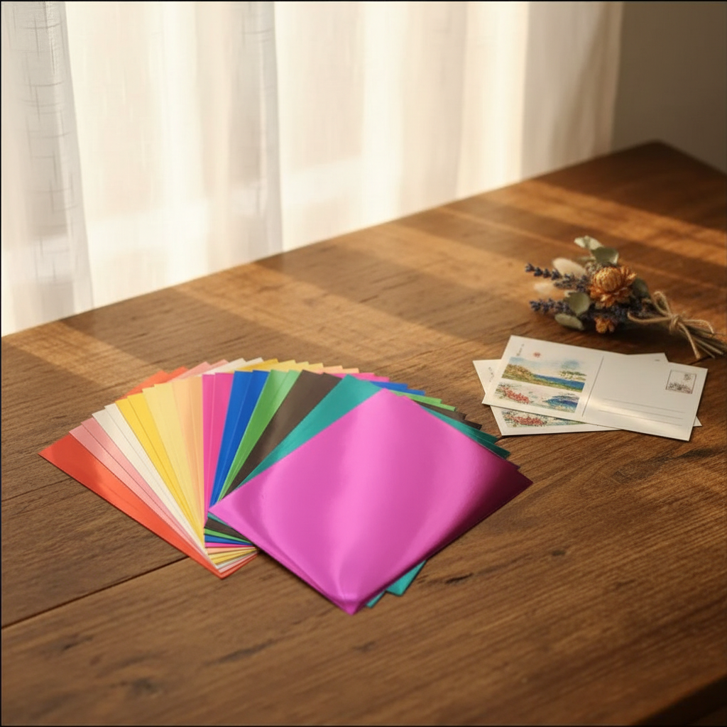 Shiny Metallized Paper Paperboard Cardboard for Printing and Packaging