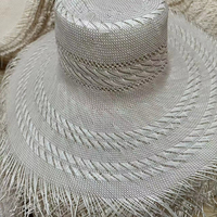 ND419 Chapeau américain à bord de 4 pouces, corps de chapeau en papier japonais, corps de chapeau en papier Toyo glacé 5BU, enduit de cire