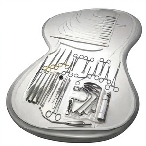 Kit d'instruments chirurgicaux manuels de ruminotomie Grip pour bovins/chèvres/chevaux, réutilisable, garantie 3 ans, acier inoxydable, CE ISO - Product Image 5