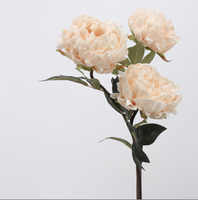 Pivoine artificielle de haute qualité vraie fleur tactile pour la maison