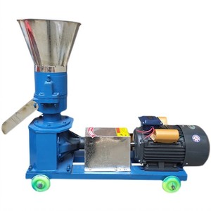 Flat Die Wood Pellet Mill Machine with Motor Alloy Steel Construction High Capacity Animal Feed Processing Equipment - Product Image 5
