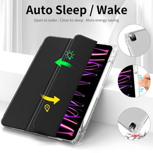 Étui à trois volets pour nouvel <span class=keywords><strong>iPad</strong></span> <span class=keywords><strong>Pro</strong></span> 11 pouces 4e/3e/2e génération (2022/2021/2020) avec porte-crayon - Product Image 2