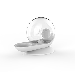 Bebedero y Comedero para Mascotas en Forma <span class=keywords><strong>de</strong></span> Caracol para Gatos y Perros, Sistema <span class=keywords><strong>de</strong></span> Filtración Automática Inalámbrico Inteligente Sin Enchufe - Product Image 5