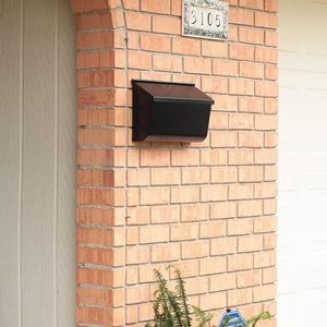 Convenient and Durable Wall Mount Mailbox for <strong>Outside</strong> Steel Wall-Mount Mailbox Rust-Proof Metal <strong>Post</strong> <strong>Box</strong> - Product Image 4