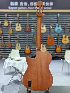 Silent <b>Guitar</b> <b>Classical</b> CG100 39 Inches Matte Finishing 6-<b>String</b> Nylon <b>String</b> Fretboard - Product Image 3