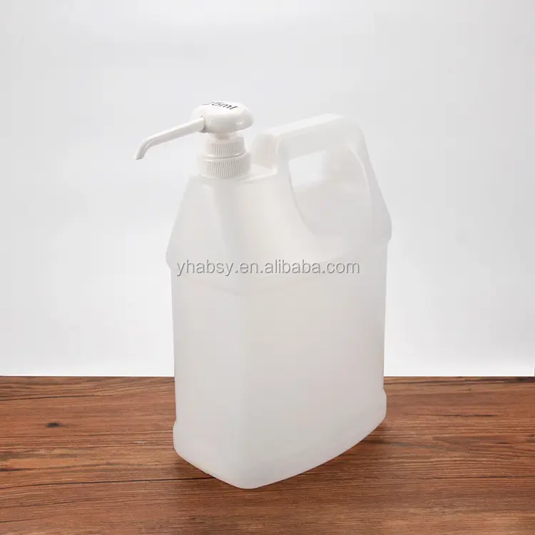 4000ml 4 litros 4l garrafa plástica da pressão, shampoo loção galão de sabão novo material hdpe 100%